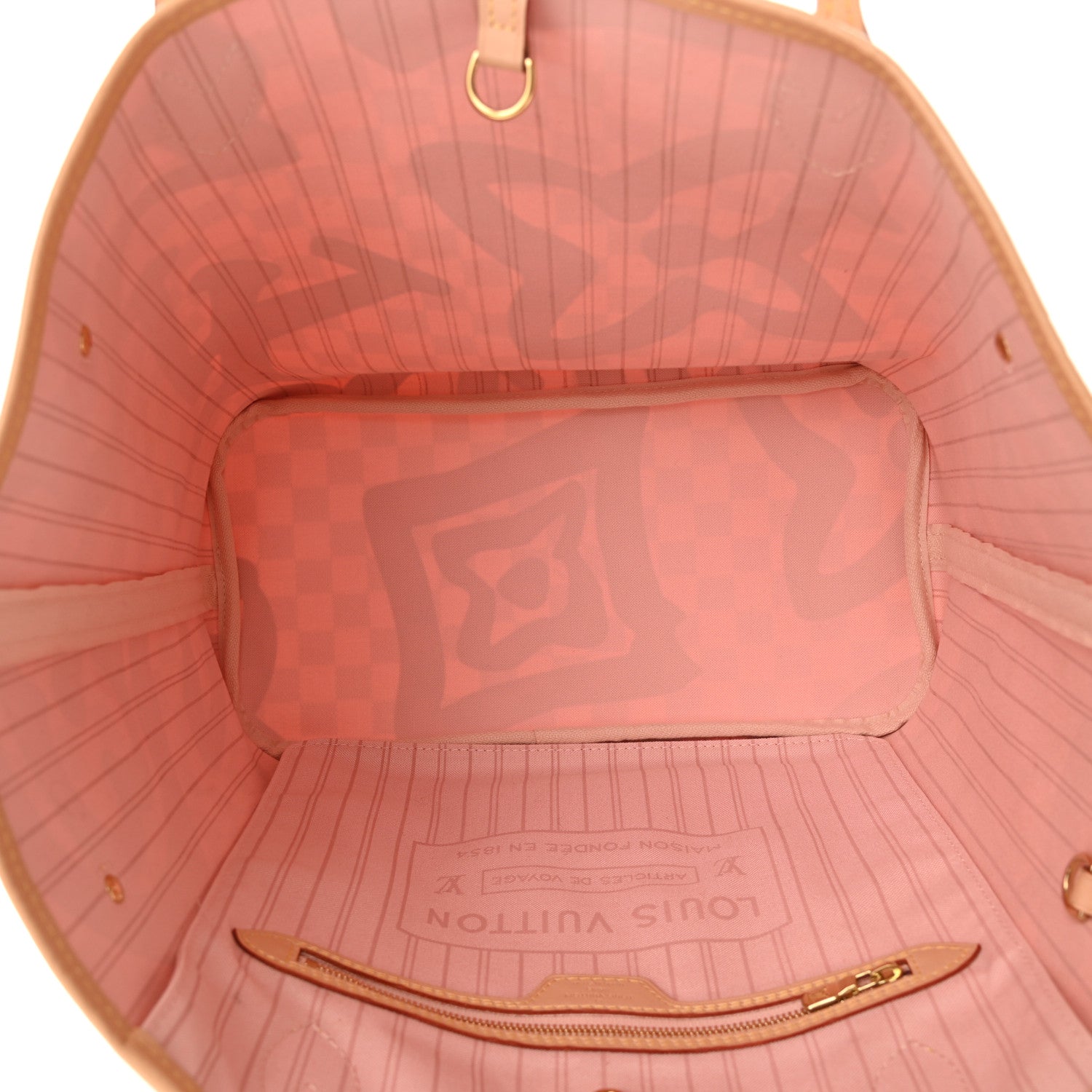 Louis Vuitton Damier Azur Tahitienne Neverfull MM 5 of 9