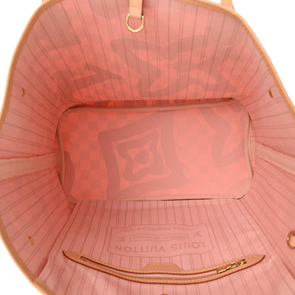 Louis Vuitton Damier Azur Tahitienne Neverfull MM 5 of 9