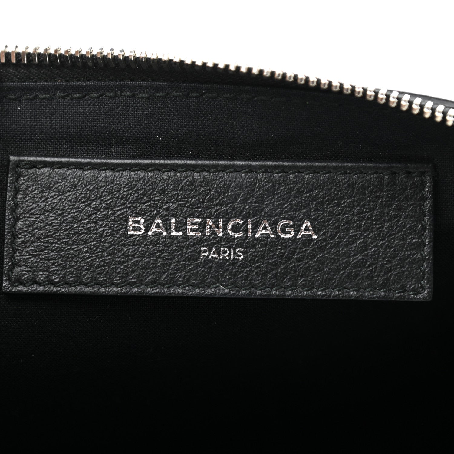 Balenciaga Calfskin Logo Everyday Second Bag Black White 6 of 7