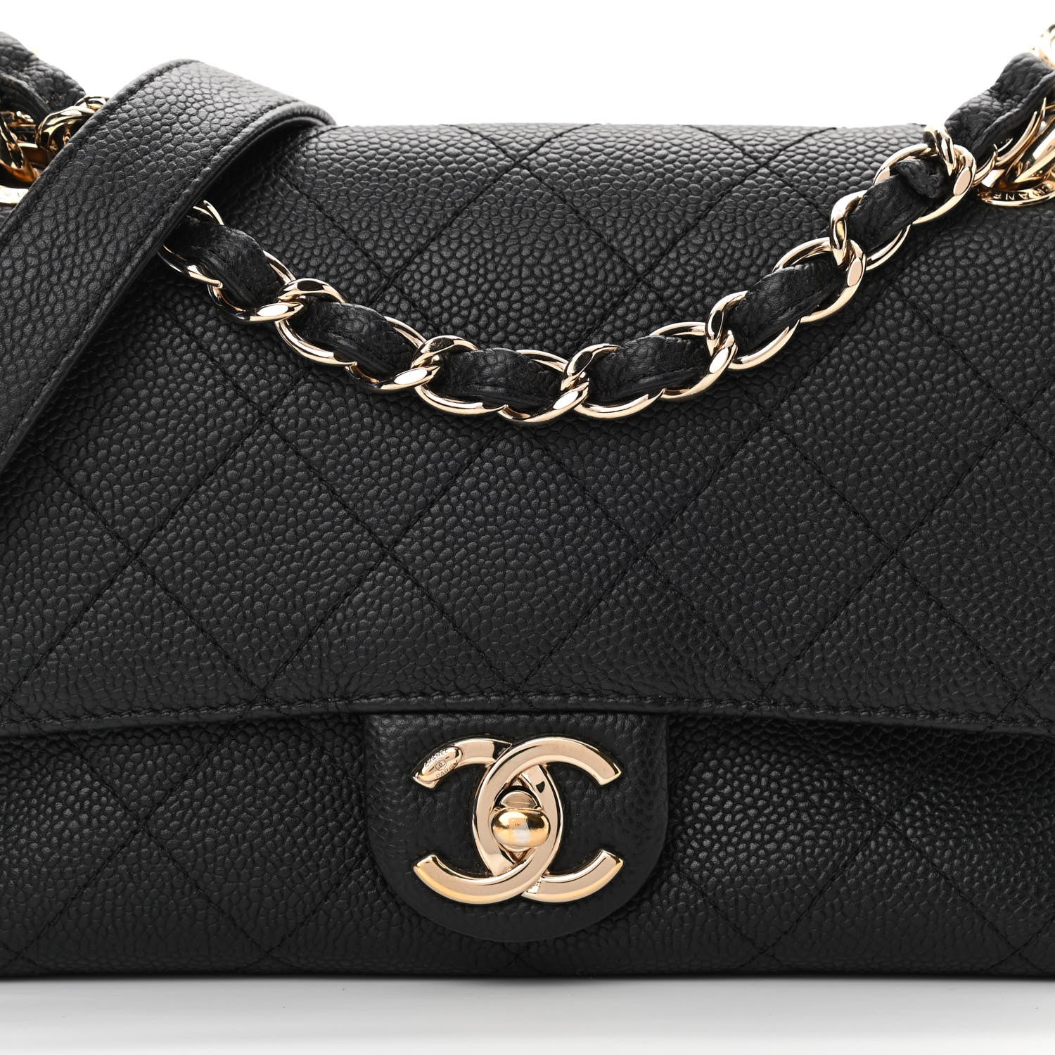 Chanel Caviar Quilted Small City Walk Flap Black 8 of 11
