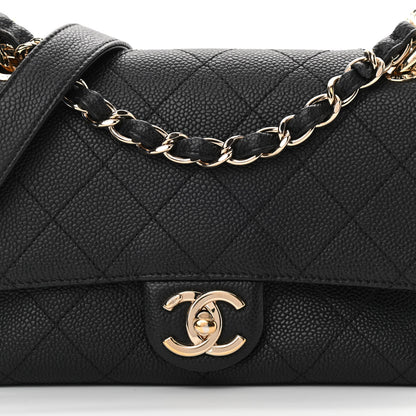 Chanel Caviar Quilted Small City Walk Flap Black 8 of 11