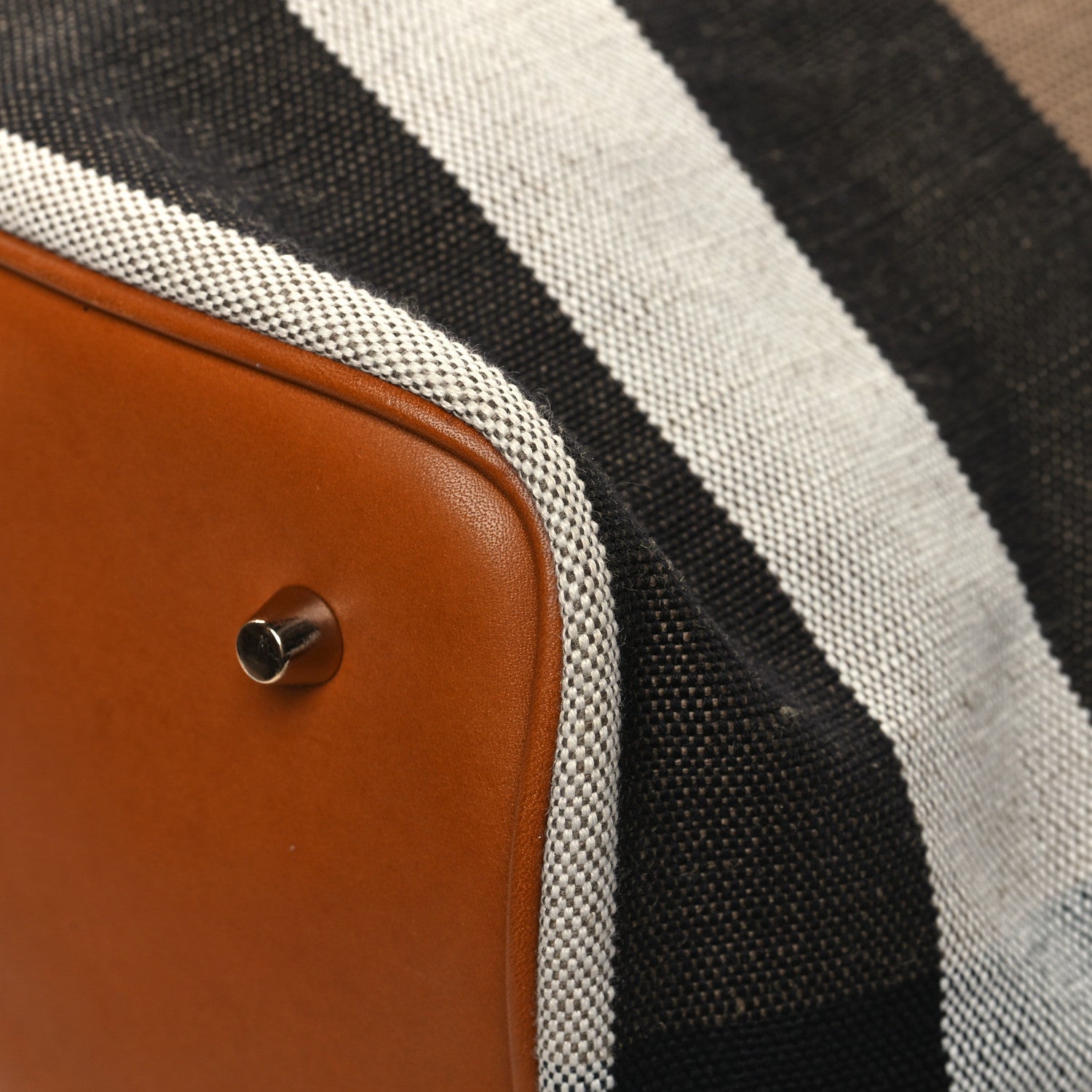 Burberry Canvas Mega Check Medium Ashby Bucket Bag Brown 14 of 14