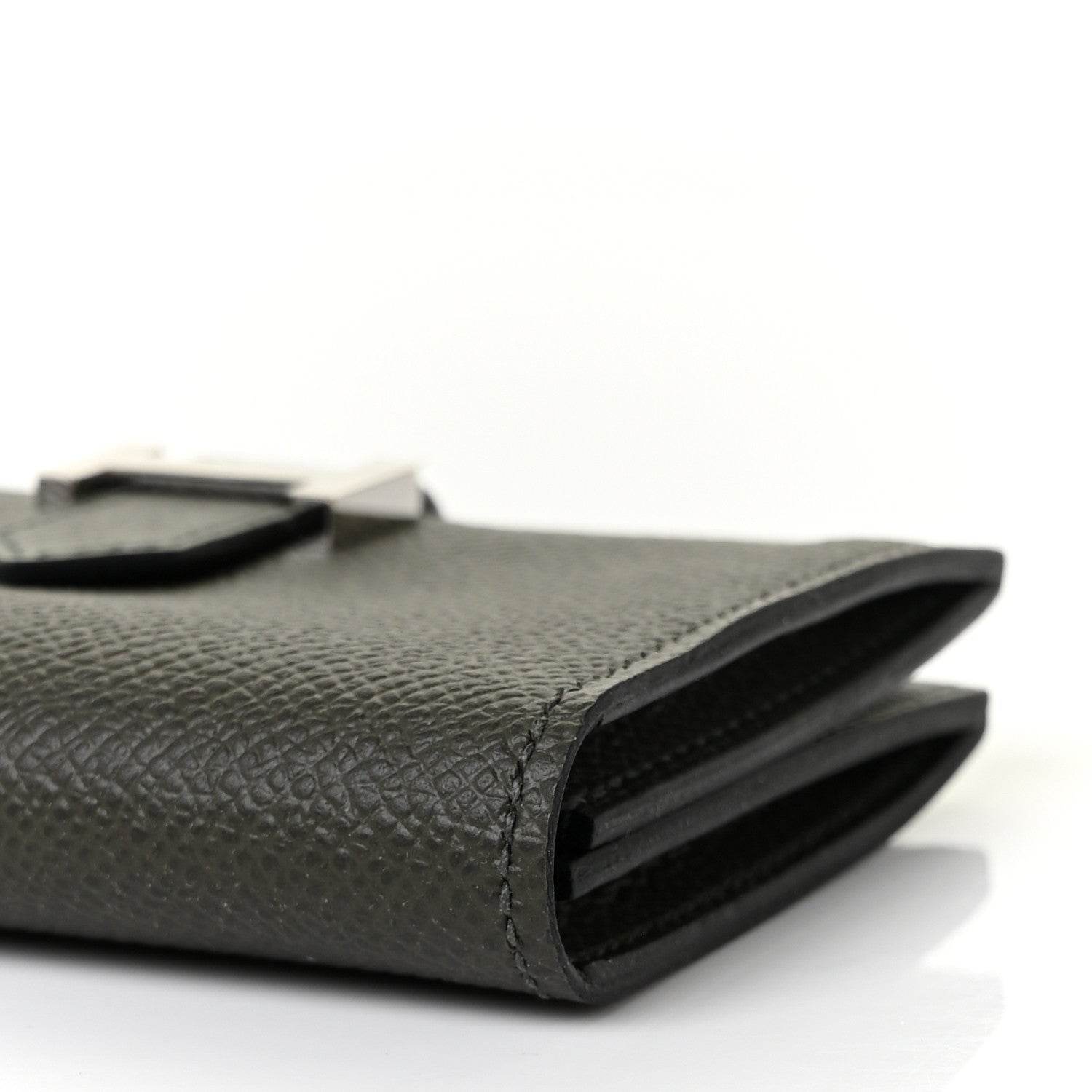 Hermes Epsom Bearn Card Holder Wallet Vert Maquis 8 of 8