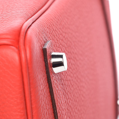 Hermes Togo Birkin 25 Rouge De Coeur 29 of 39