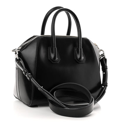 Givenchy Shiny Lord Calfskin Mini Antigona Black 3 of 10