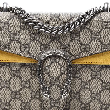 Gucci GG Supreme Monogram Mini Dionysus Shoulder Bag Yellow 11 of 11