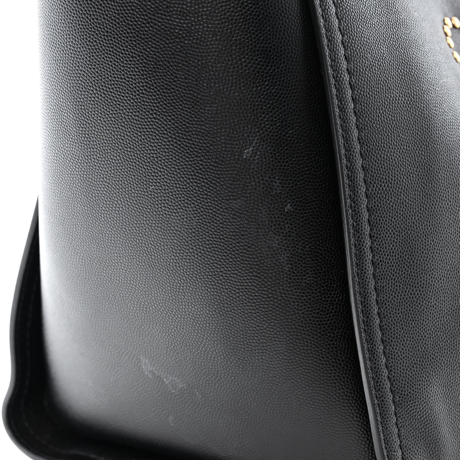 Chanel Caviar Medium Studded Deauville Tote Black 15 of 15