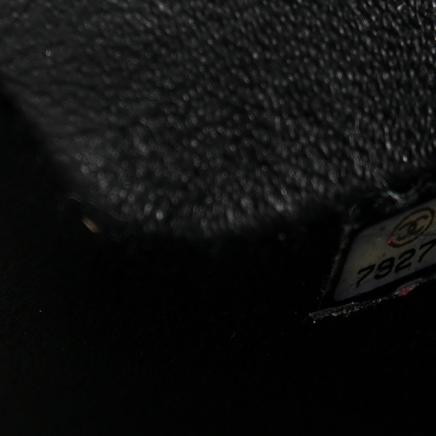 Caviar Quilted Medallion Tote Black