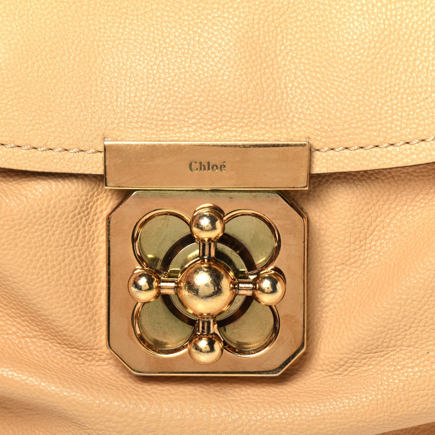 Chloe Calfskin Medium Elsie Satchel Mustard 11 of 11