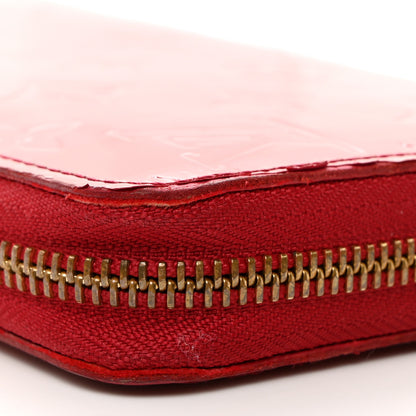 Louis Vuitton Vernis Rayures Zippy Wallet Pomme D'Amour 11 of 13