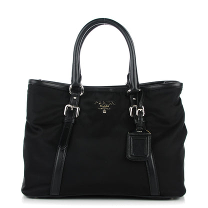 Prada Tessuto Soft Calf Tote Nero Black 1 of 9