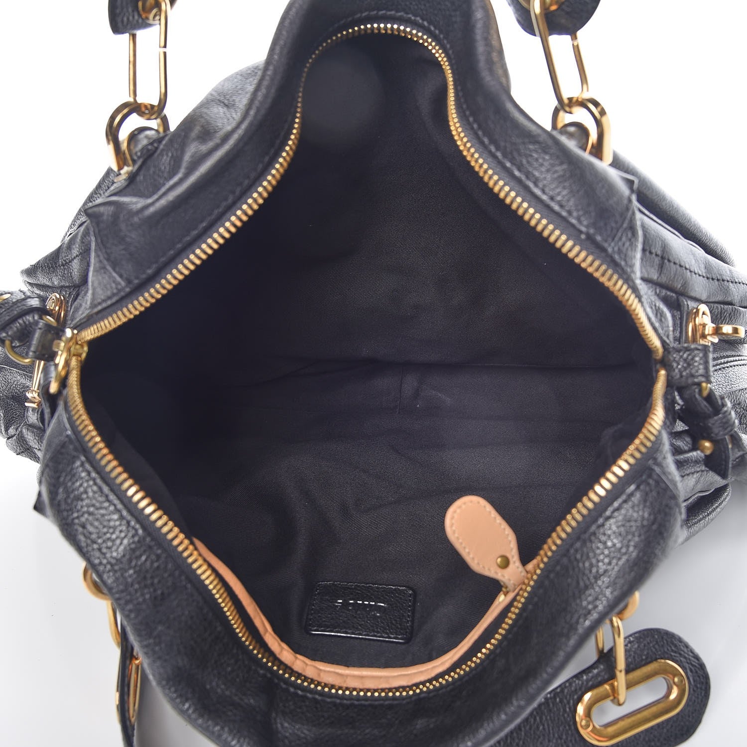 Chloe Calfskin Large Paraty Black 6 of 9