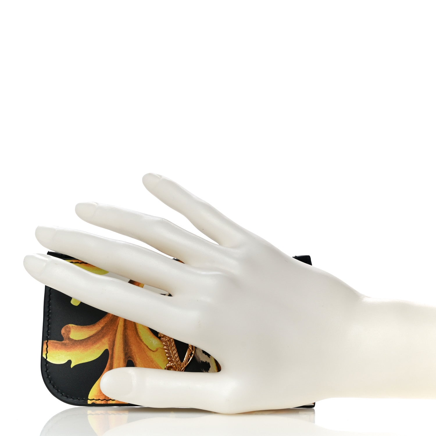 Versace Nappa Virtus Zip Pouch Card Holder 2 of 10