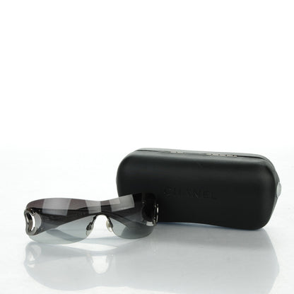 Chanel Frameless CC Logo Sunglasses 4125 Black 5 of 5