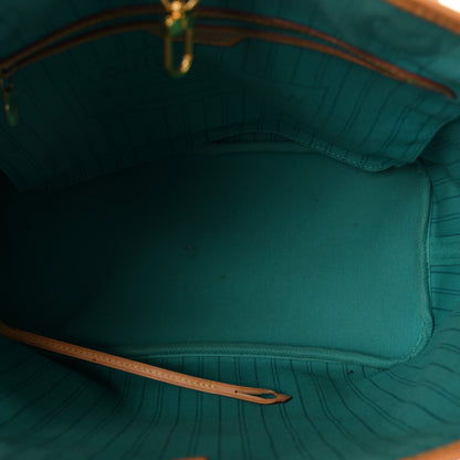 Louis Vuitton Monogram V Neverfull MM Turquoise 9 of 21