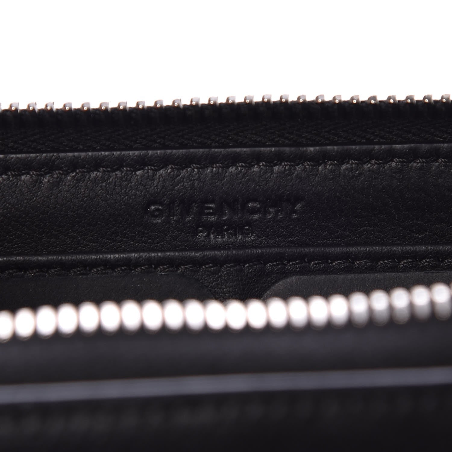 Givenchy Sugar Goatskin Pandora Zip Around Wallet Black 6 of 7
