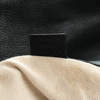 Gucci Pebbled Calfskin Medium Soho Chain Shoulder Bag Black 7 of 7