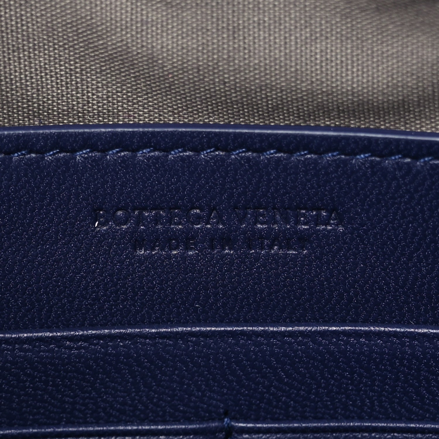 Bottega Veneta Nappa Intrecciato Large Zip Pouch Atlantic 7 of 7