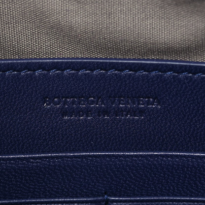 Bottega Veneta Nappa Intrecciato Large Zip Pouch Atlantic 7 of 7