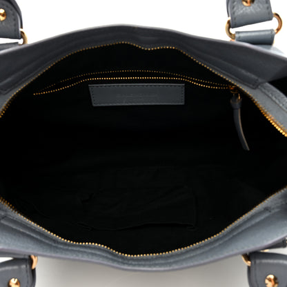 Balenciaga Chevre Gold Metallic Edge Hardware Town Bleu Acier 5 of 8