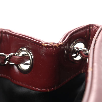 Chanel Vinyl Coco Ming Tote Dark Red 13 of 19