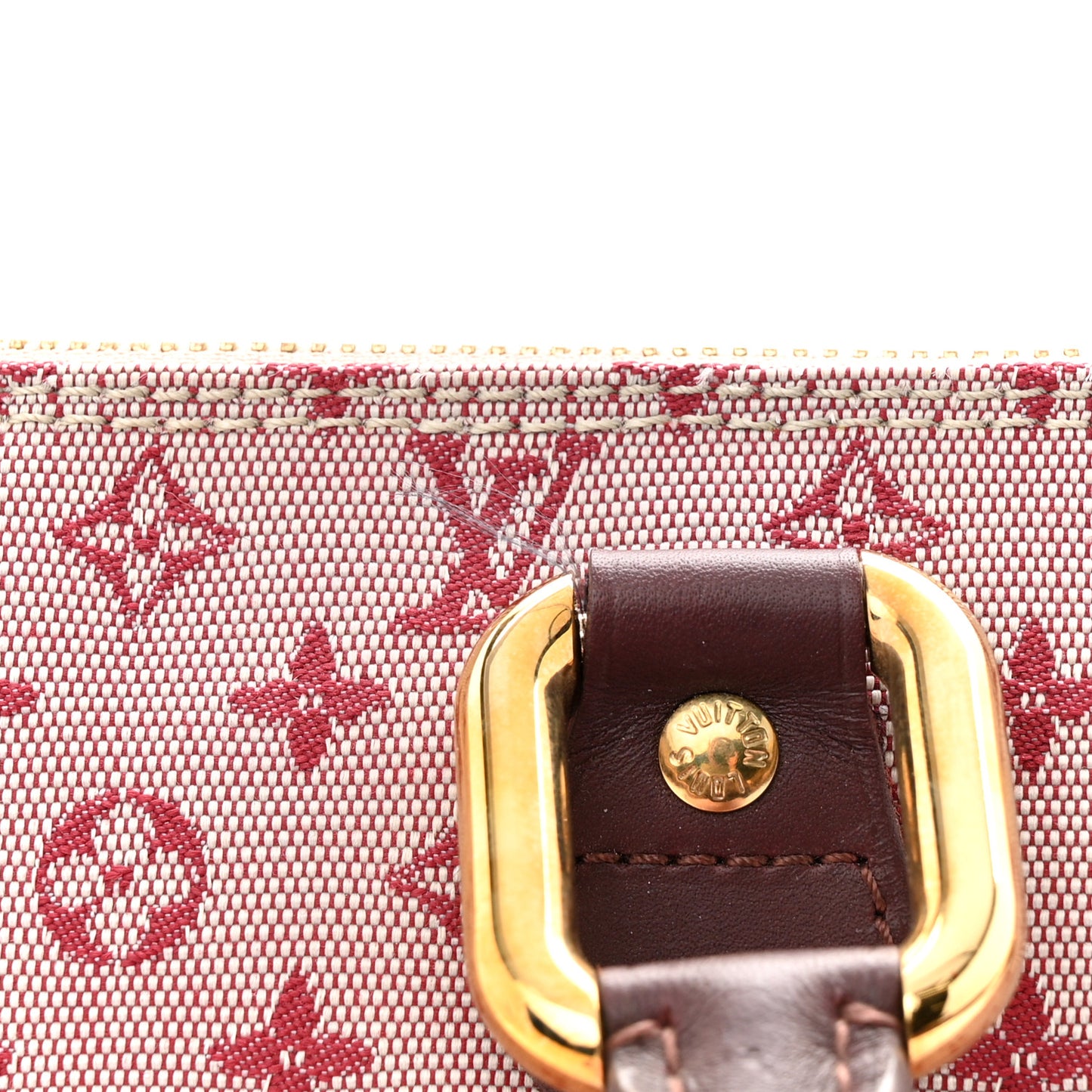Mini Monogram Alma Long Cherry