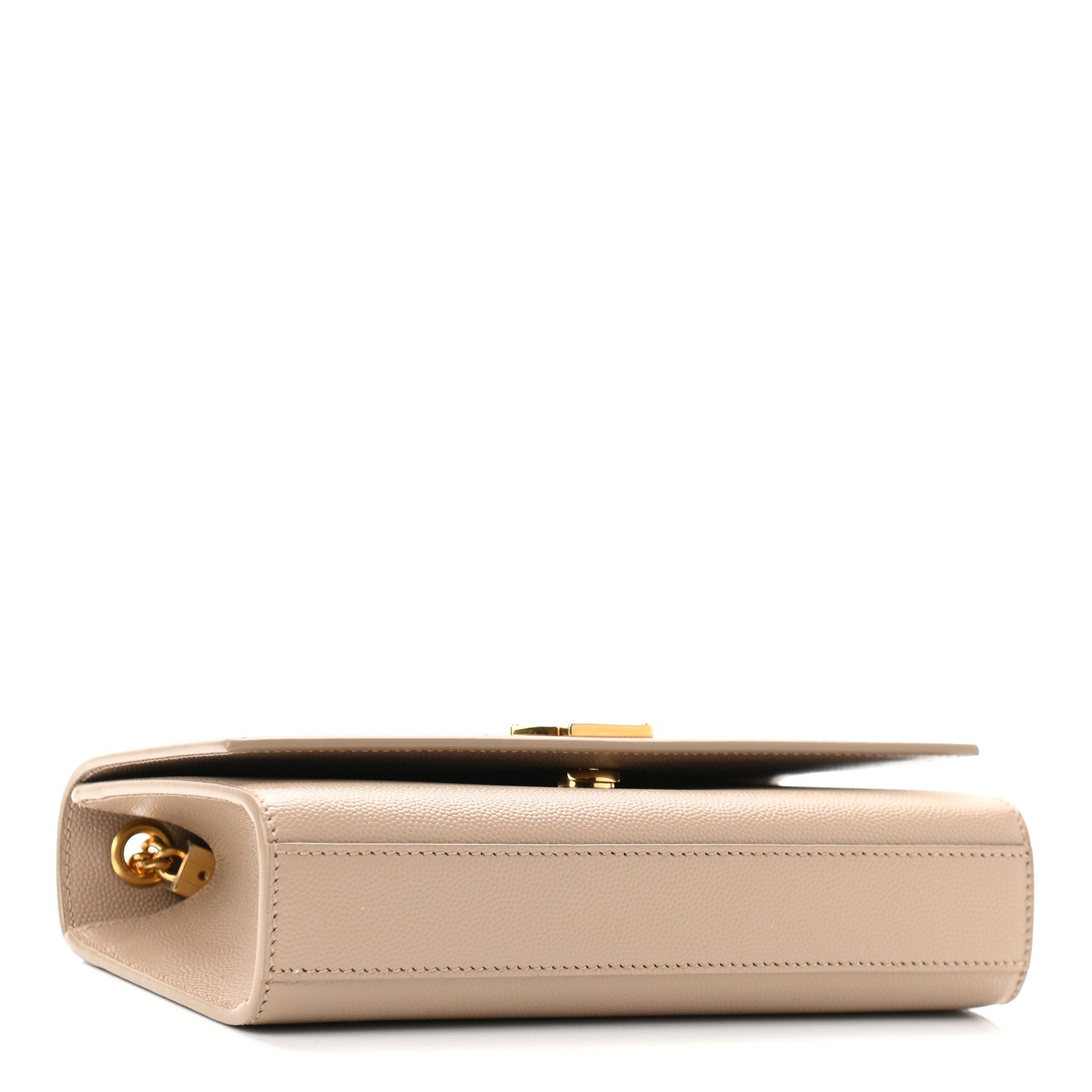 Saint Laurent Grain De Poudre Small Monogram Kate Satchel Nude Powder 4 of 9