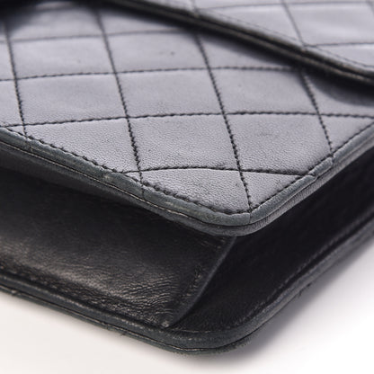 Chanel Lambskin Quilted Medium Single Flap Black 10 of 10