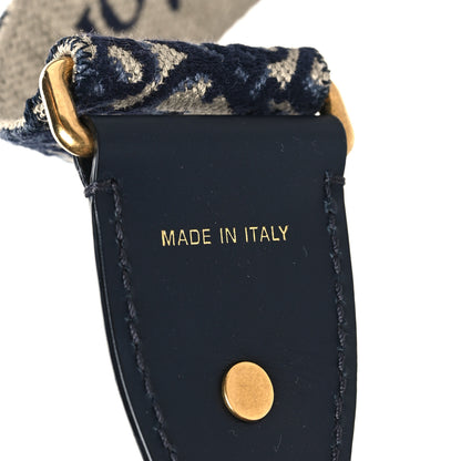 Christian Dior Oblique Shoulder Strap Blue 4 of 4