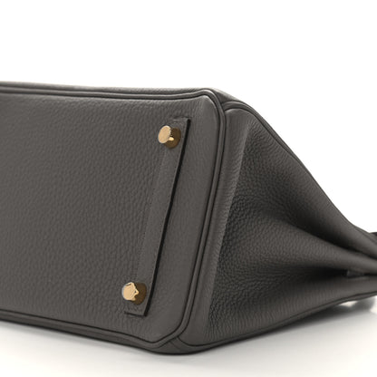 Hermes Togo Birkin 25 Etain 9 of 10