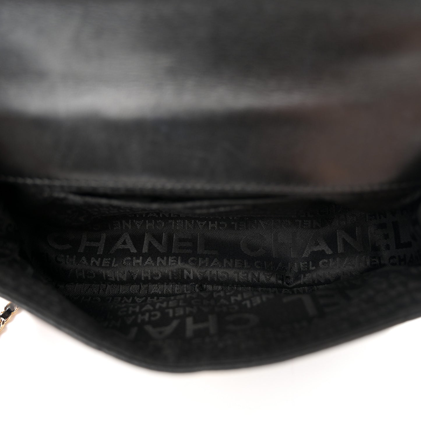 Lambskin Quilted Mini Chocolate Bar Flap Black