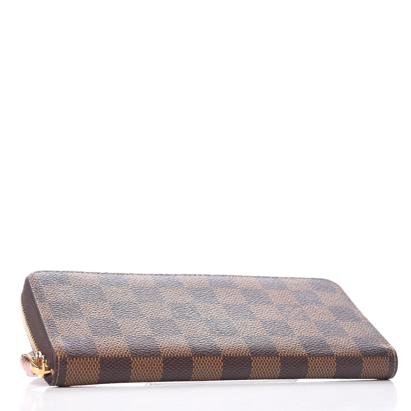 Damier Ebene Clemence Wallet Rose Ballerine