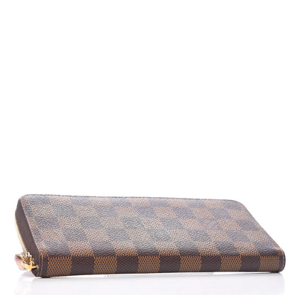 Louis Vuitton Damier Ebene Clemence Wallet Rose Ballerine 4 of 7