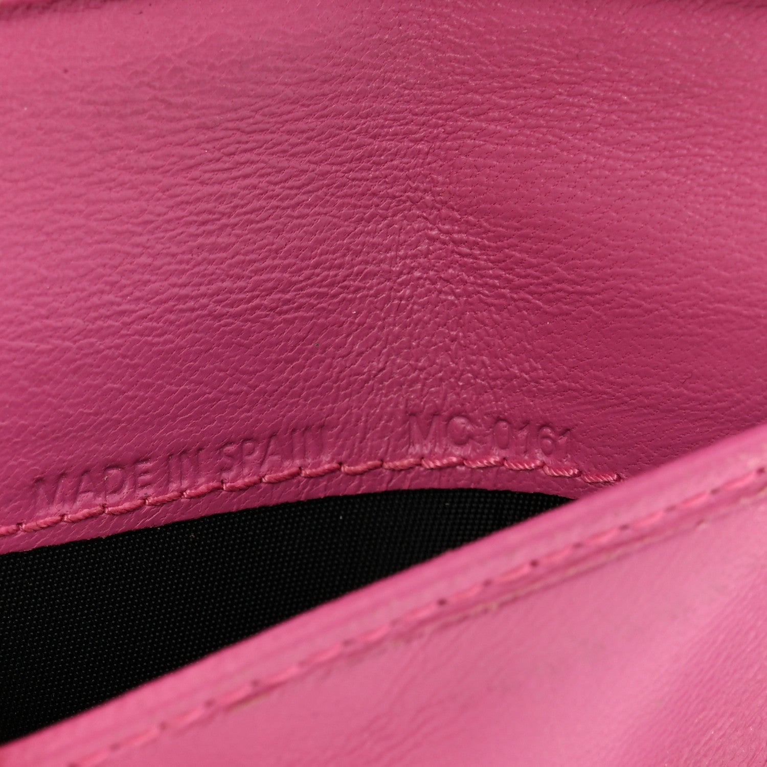 Christian Dior Patent Ultimate Card Holder Black Pink 7 of 11