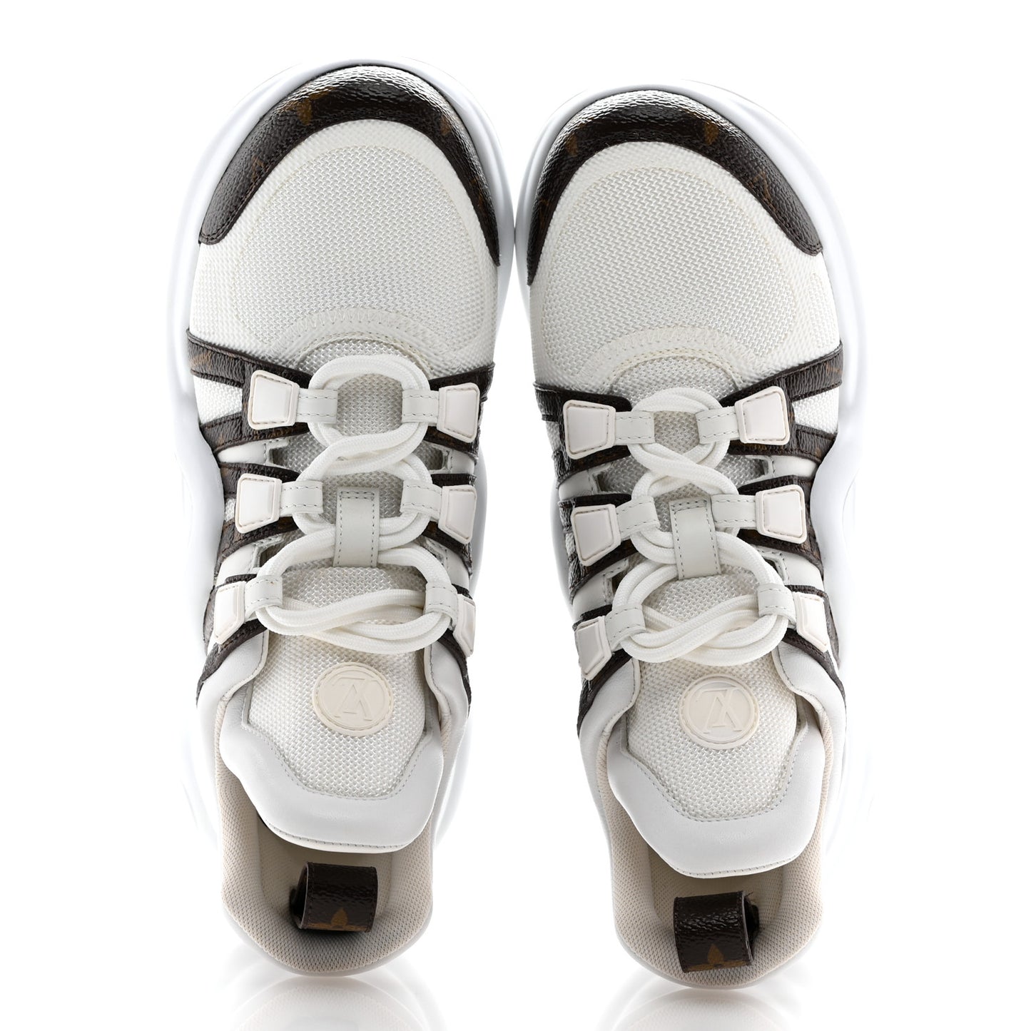 Patent Monogram LV Archlight Sneakers 37 White