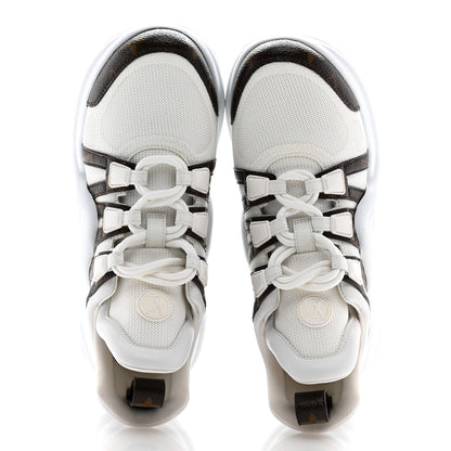 Louis Vuitton Patent Monogram LV Archlight Sneakers 37 White 2 of 10