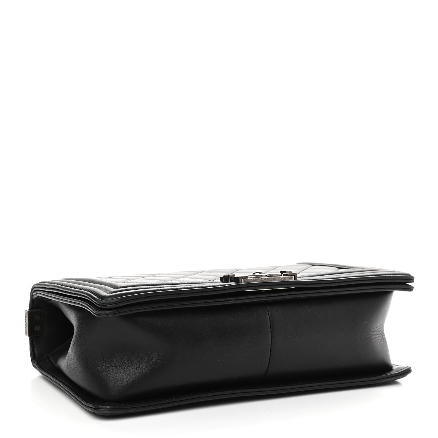 Chanel Lambskin Quilted Medium Boy Flap Black 3 of 14