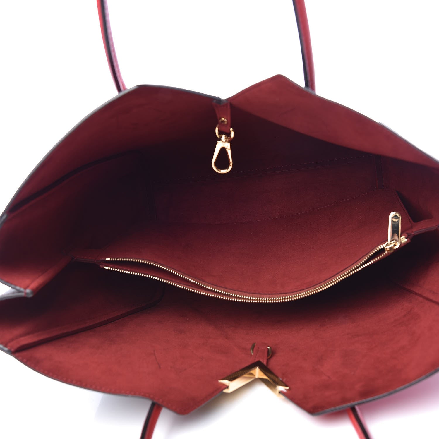 Louis Vuitton Calfskin Monogram Kimono Tote Cherry 5 of 9