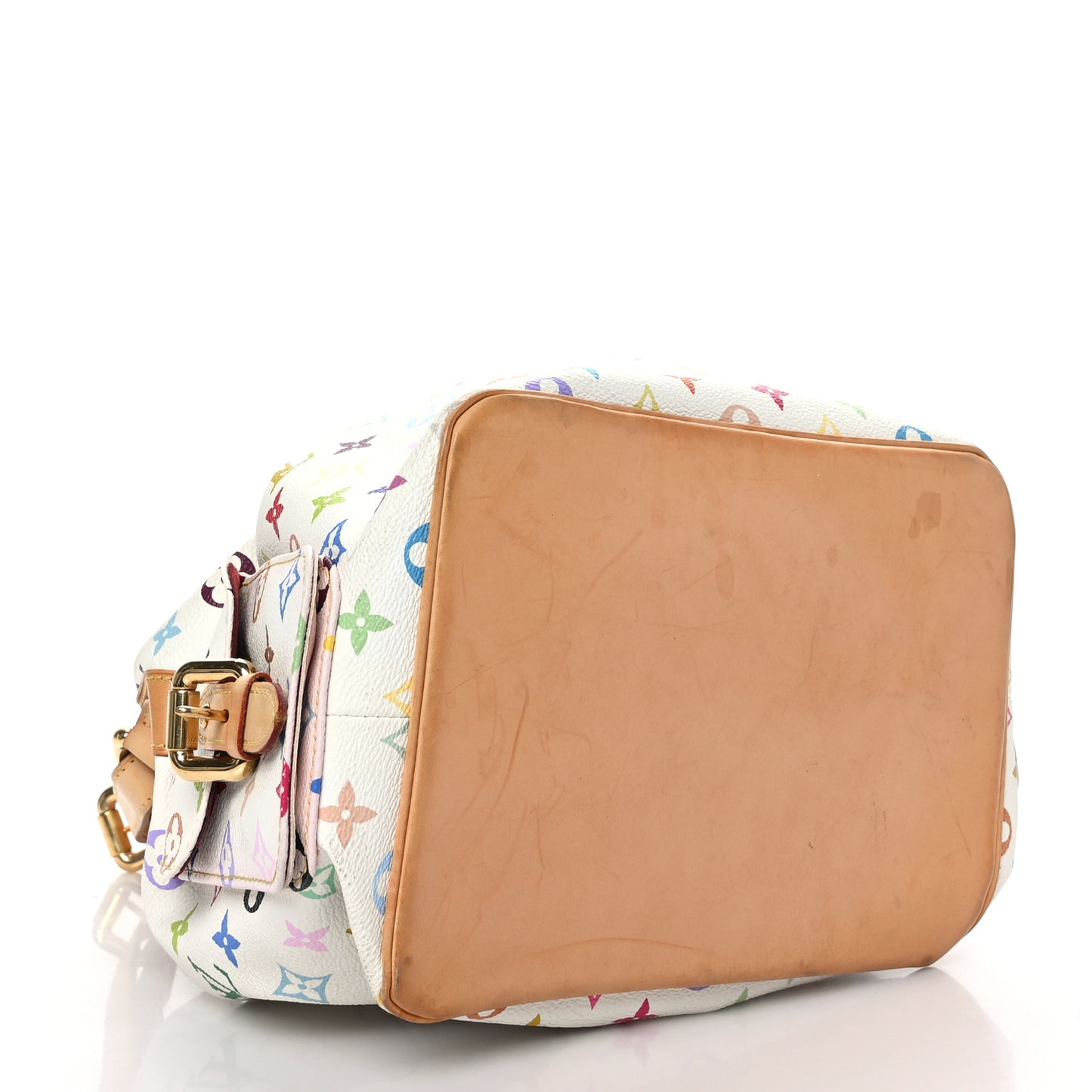 Monogram Multicolor Petit Noe White
