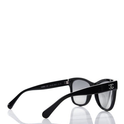 Chanel Acetate Polarized Square CC Sunglasses 5380 Black 4 of 8