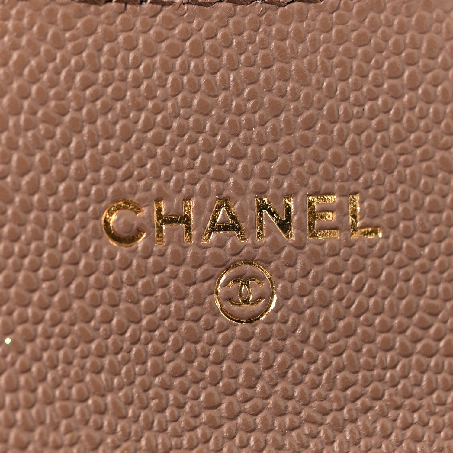 Chanel Caviar Quilted Flap Card Holder Wallet Light Brown 6 of 8
