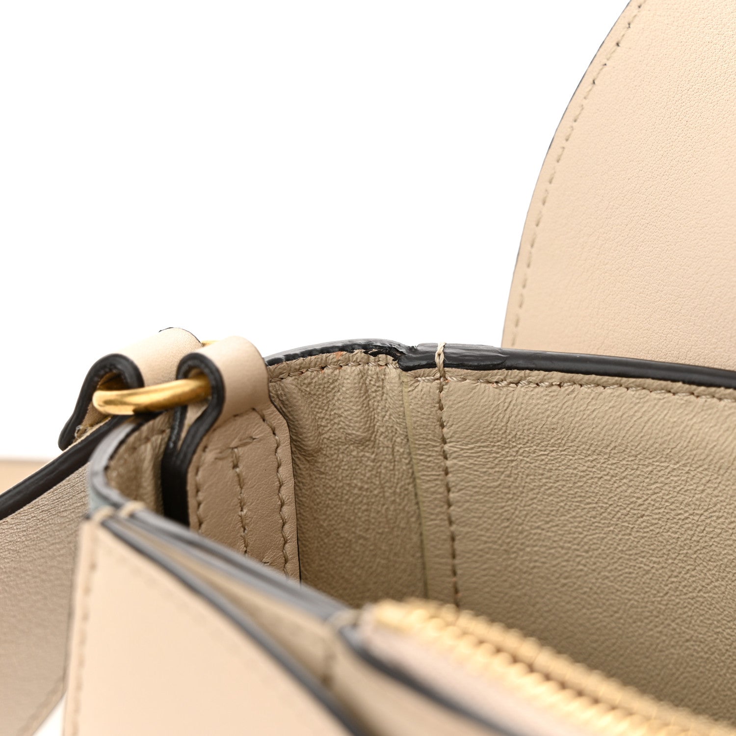 Celine Shiny Smooth Calfskin Medium Frame Shoulder Bag Grege Storm 12 of 12