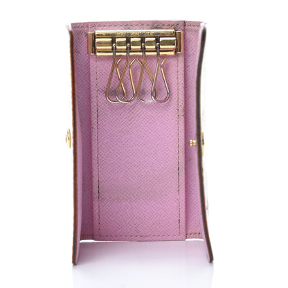 Louis Vuitton Monogram Multicolor Multicles 4 Key Holder White Litchi 5 of 12
