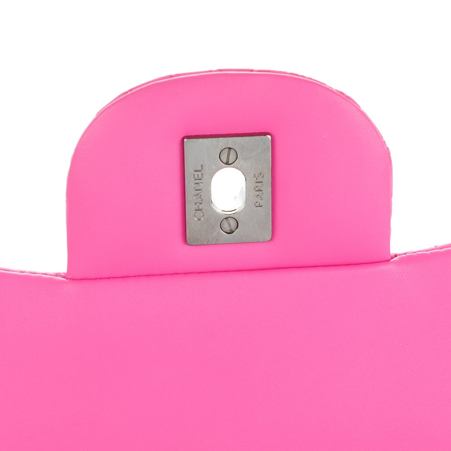 Matte Alligator Jumbo Double Flap Pink