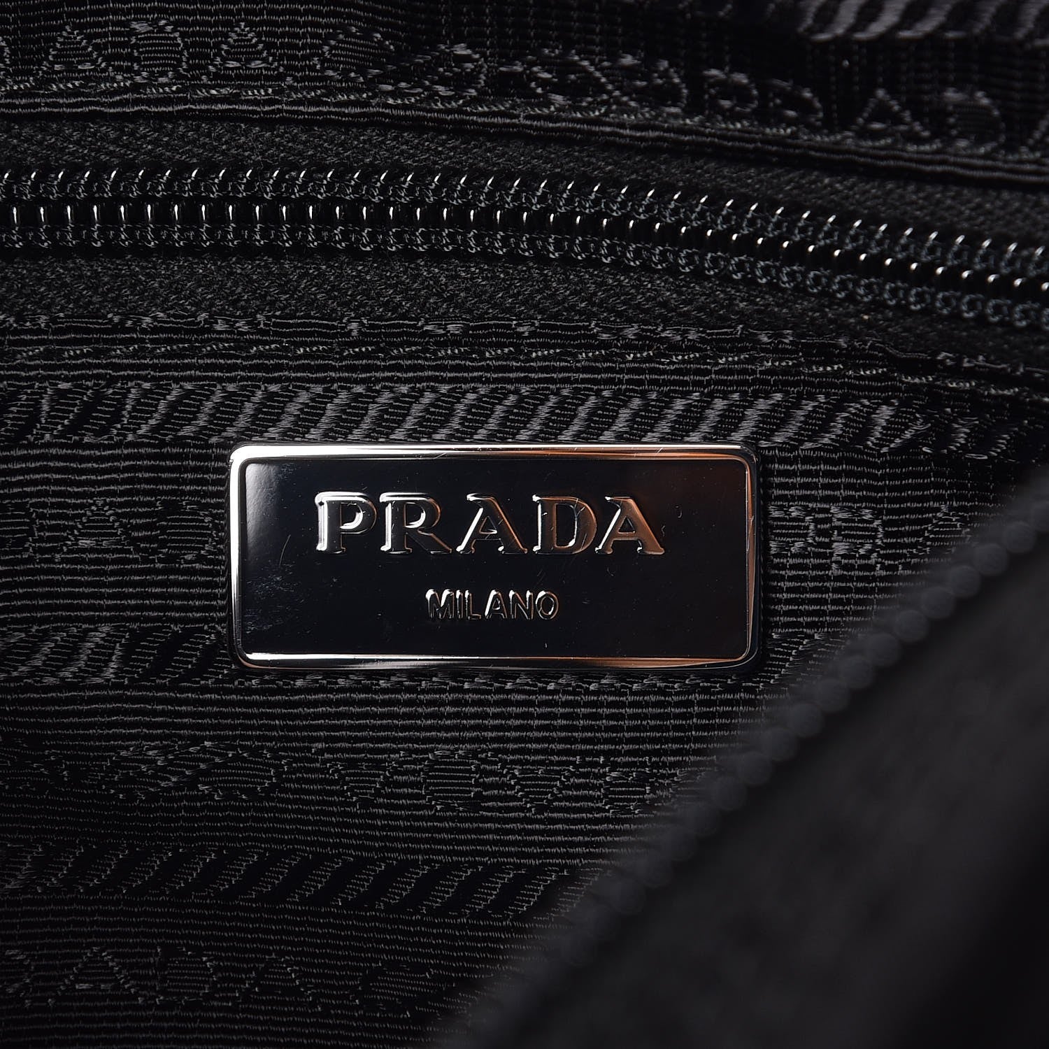Prada Tessuto Nylon Studded New Vela Shoulder Bag Black Astrale 6 of 7