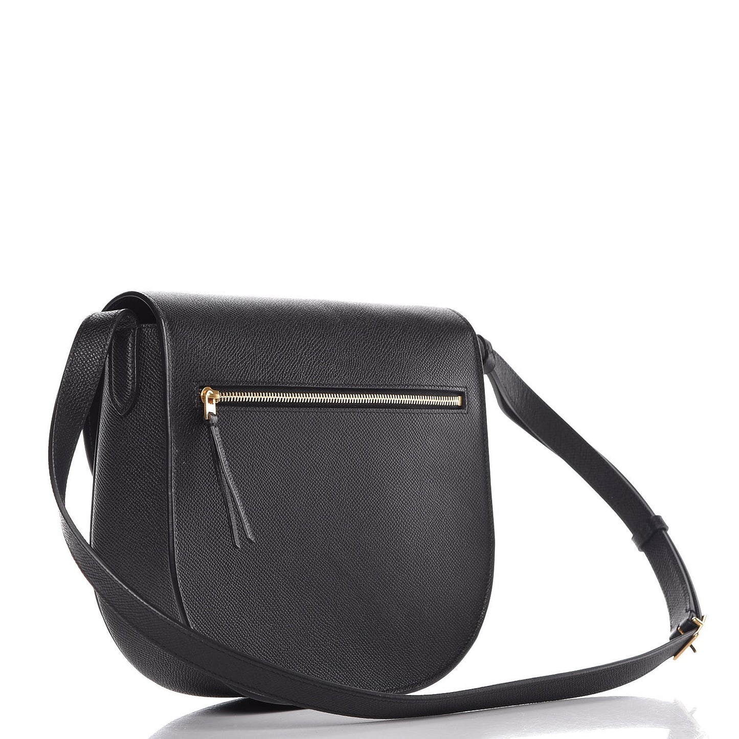 Grained Calfskin Compact Trotteur Black