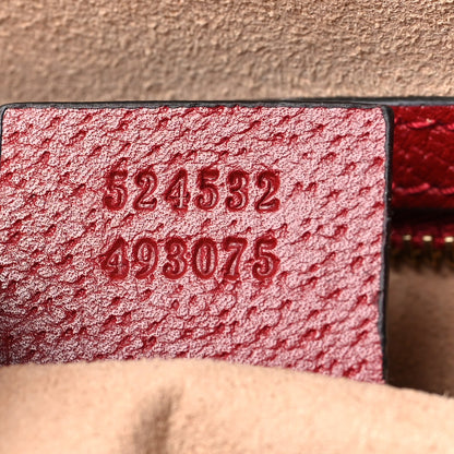 Gucci GG Supreme Monogram Flora Web Medium Ophidia Boston Red 7 of 10