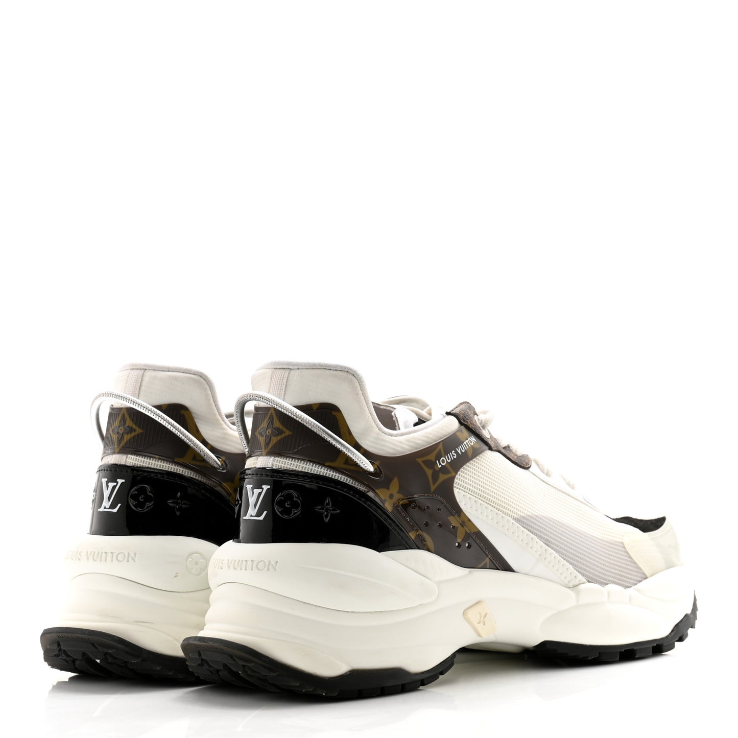 Monogram Calfskin Run 55 Sneakers 41 White