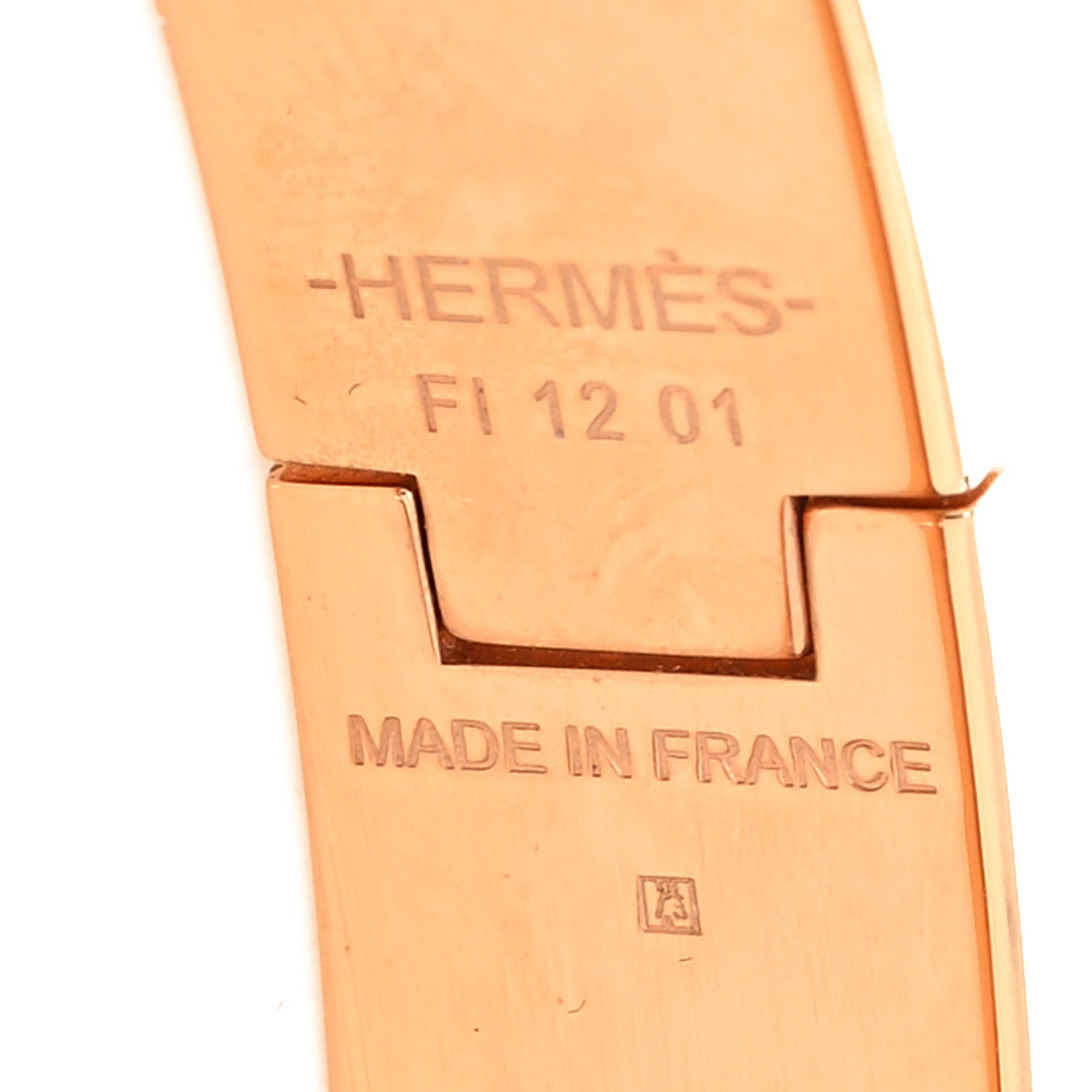 Hermes Enamel Narrow Clic Clac H Bracelet GM Bleu Nuit 5 of 5