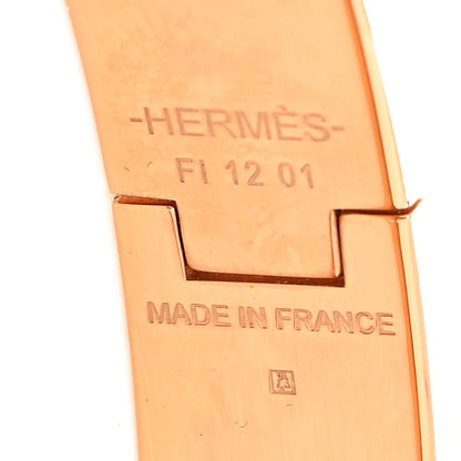 Hermes Enamel Narrow Clic Clac H Bracelet GM Bleu Nuit 5 of 5